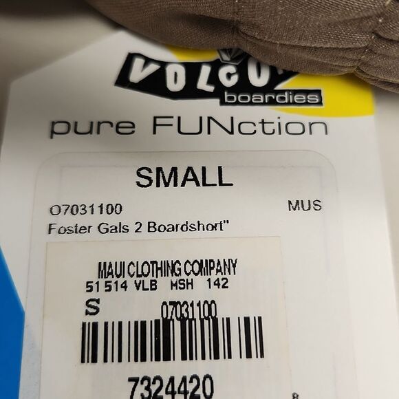 Volcom Foster Gals 2 Boardshort Small NWT - Picture 8 of 8